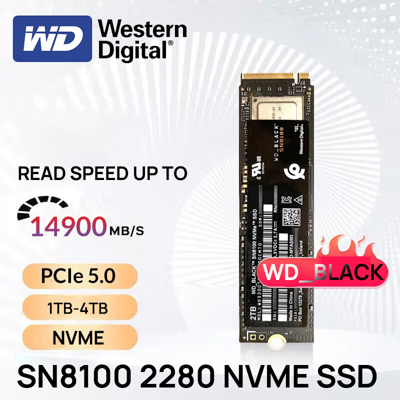 Nvme Pcie 5.0 Ssd 4Tb - Western Digital PCIe 5.0 New SSD