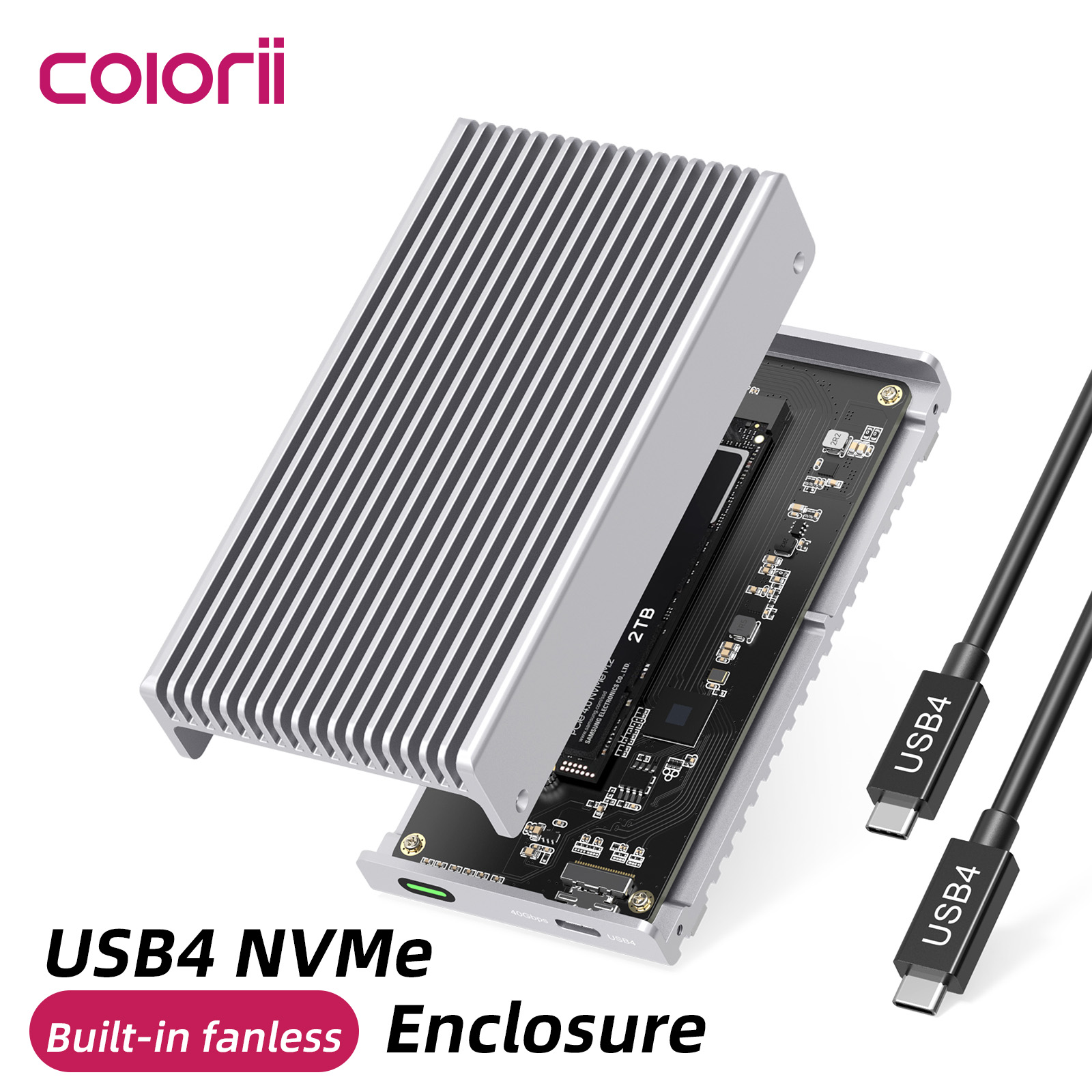 Usb4 40Gbps External Ssd 8Tb - Fanless 40Gbps USB4 Thunderbolt External SSD