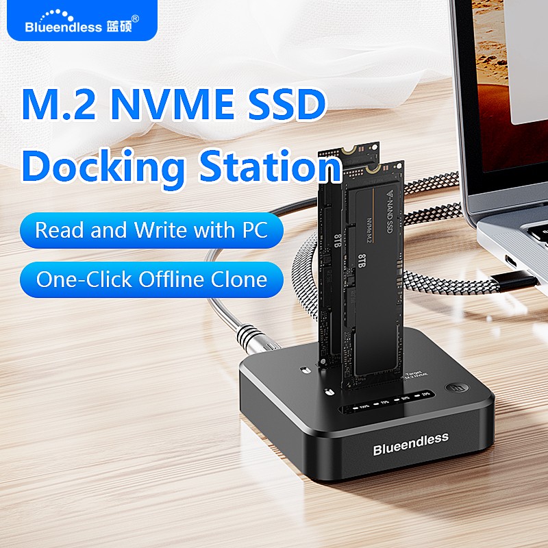 8Tb M2 Nvme Ssd - Blueendless Offline Clone Dual Bay M.2