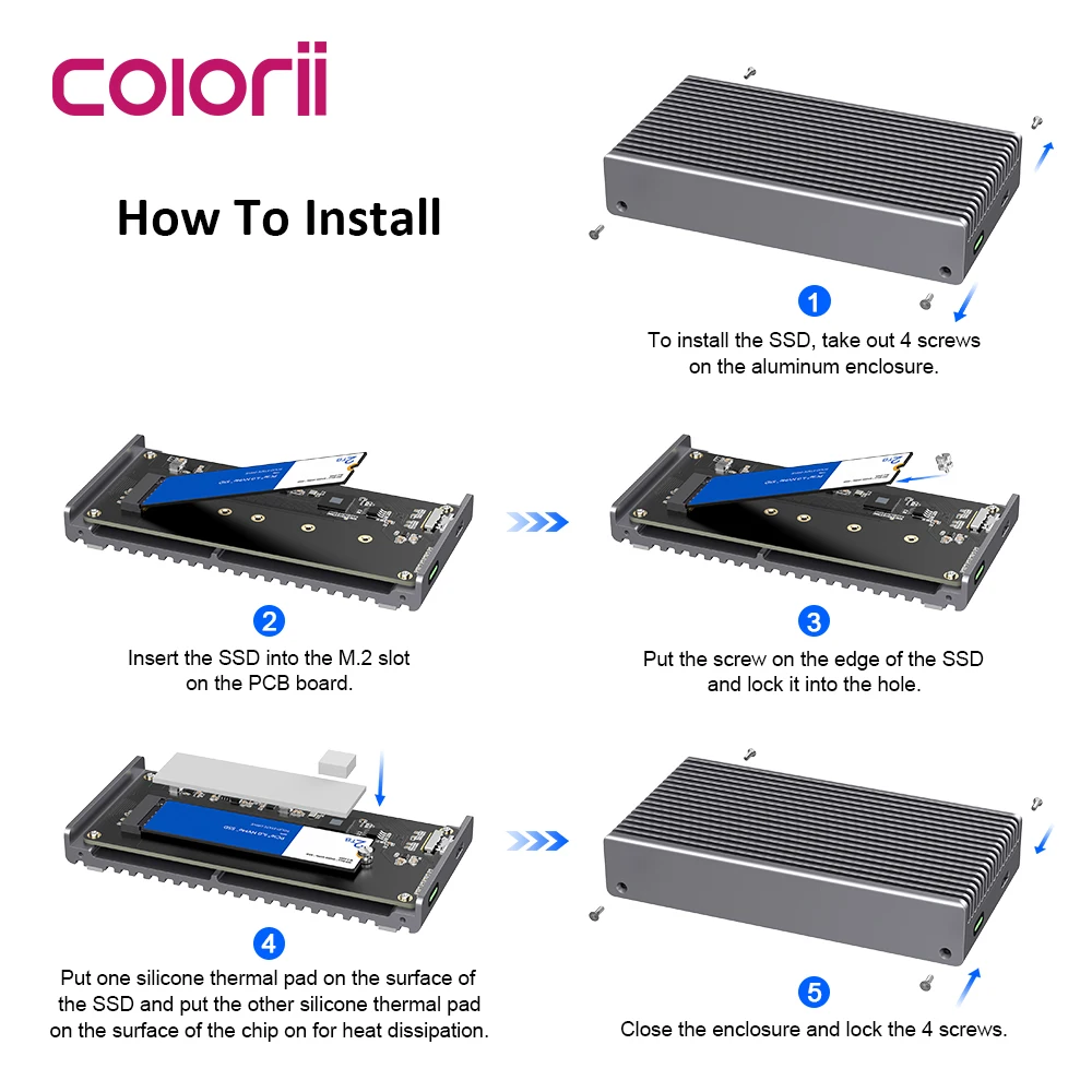 40Gbps USB4 M.2 NVMe SSD Enclo - Usb4 40Gbps External Ssd 8Tb review and price