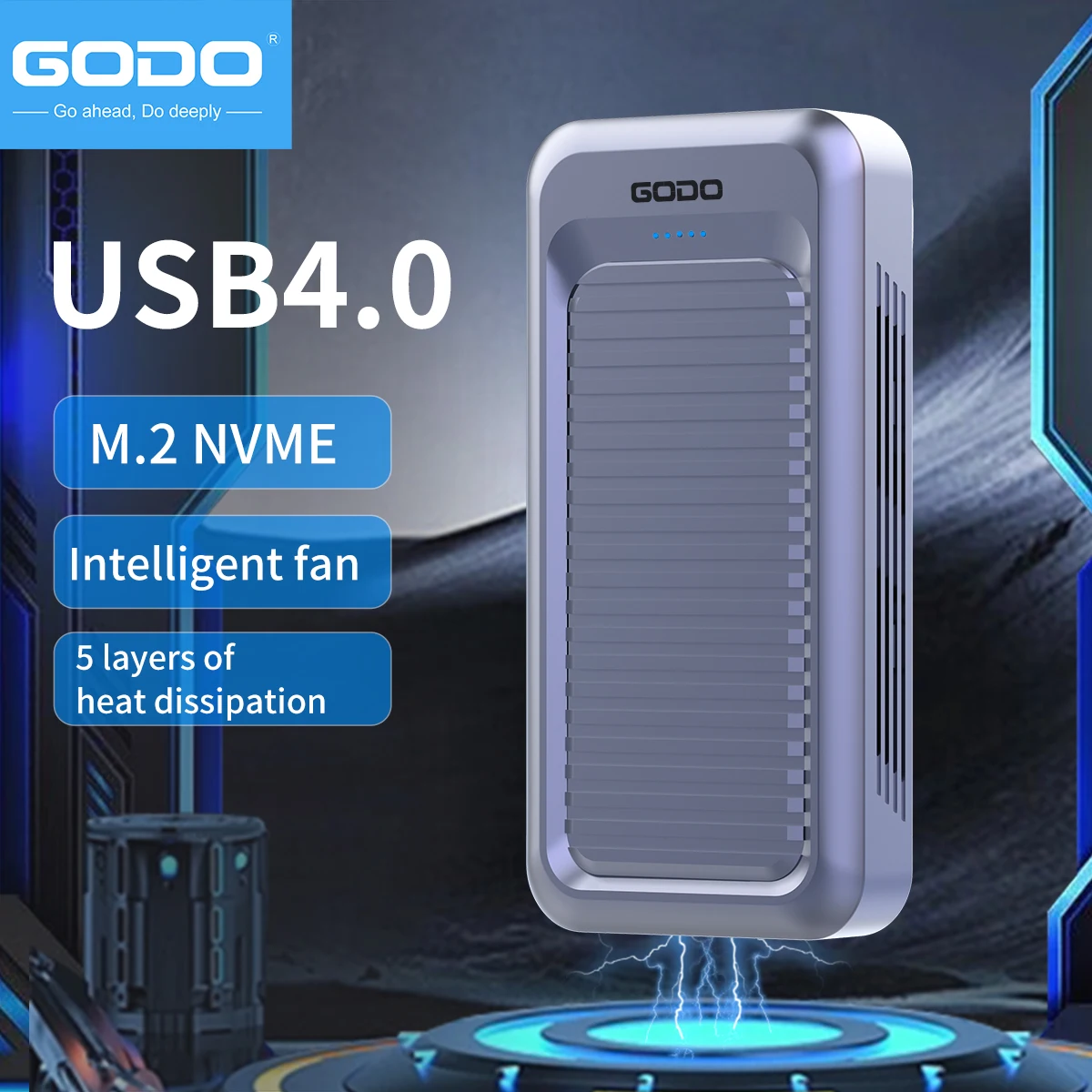 GODO 40Gbps External Hard Driv - Thunderbolt 4 External Ssd 4Tb review and price