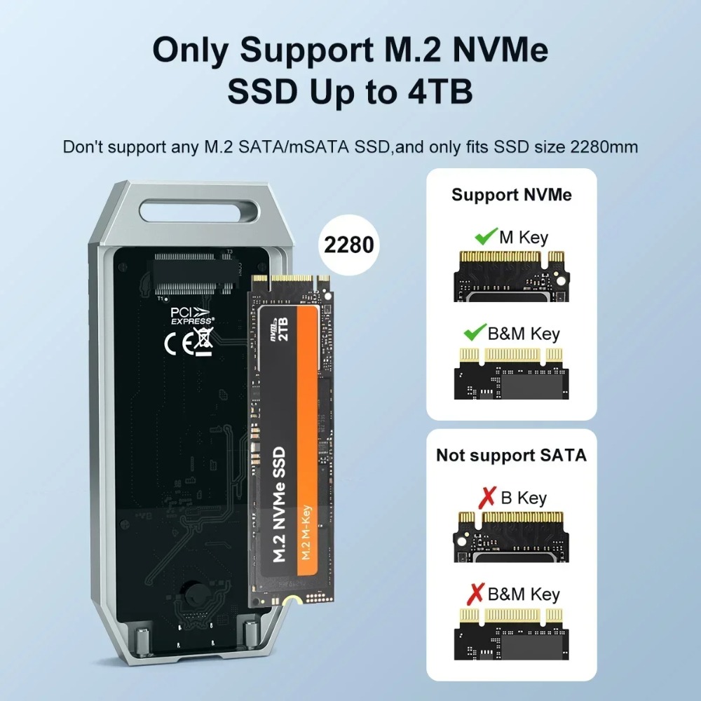 MAIWO USB4 NVMe M.2 SSD Enclos - Usb4 40Gbps External Ssd 8Tb review and price