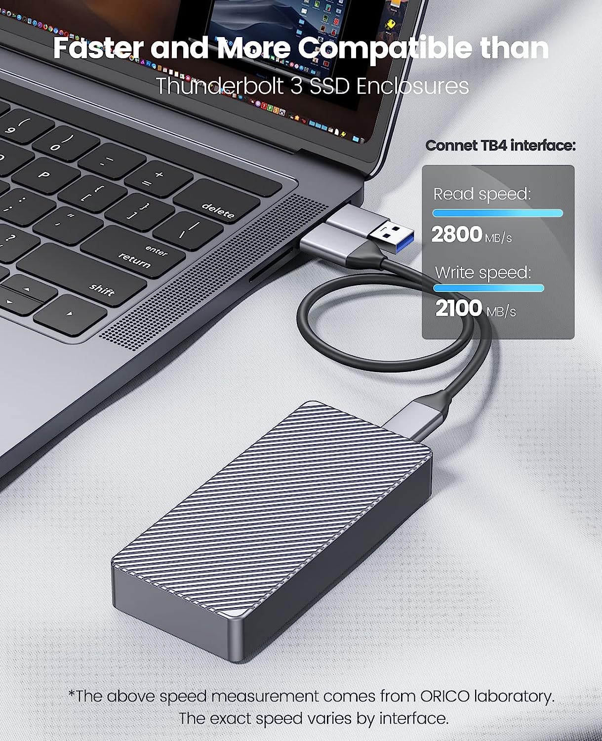 ORICO 40Gbps M.2 NVMe SSD Encl - Thunderbolt 4 External Ssd 4Tb review and price